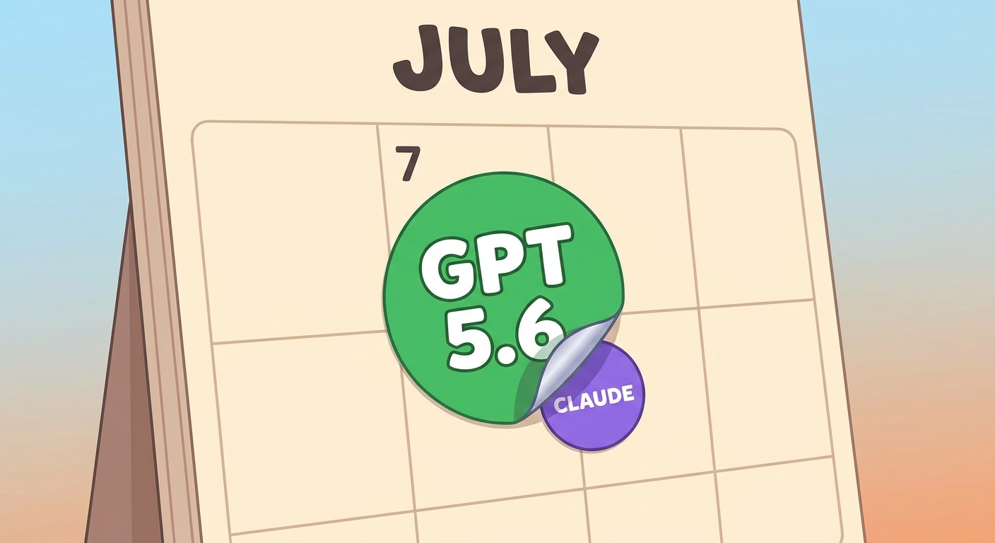 GPT-5.6 什麼時候發布？OpenAI 7/7 卡點 Claude Fable 5 限額失效日的競爭時機